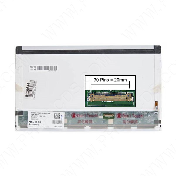 Dalle écran LCD LED type Samsung LTN133AT17-101 13.3 1366x768